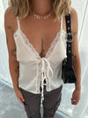 Manon top - white