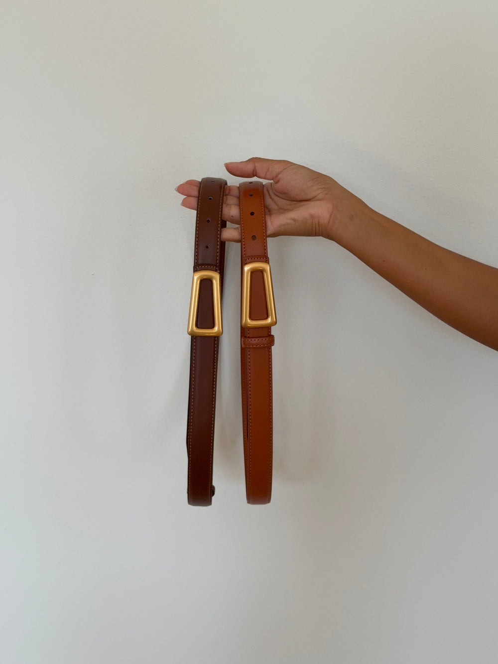 Luce belt - Brown/gold