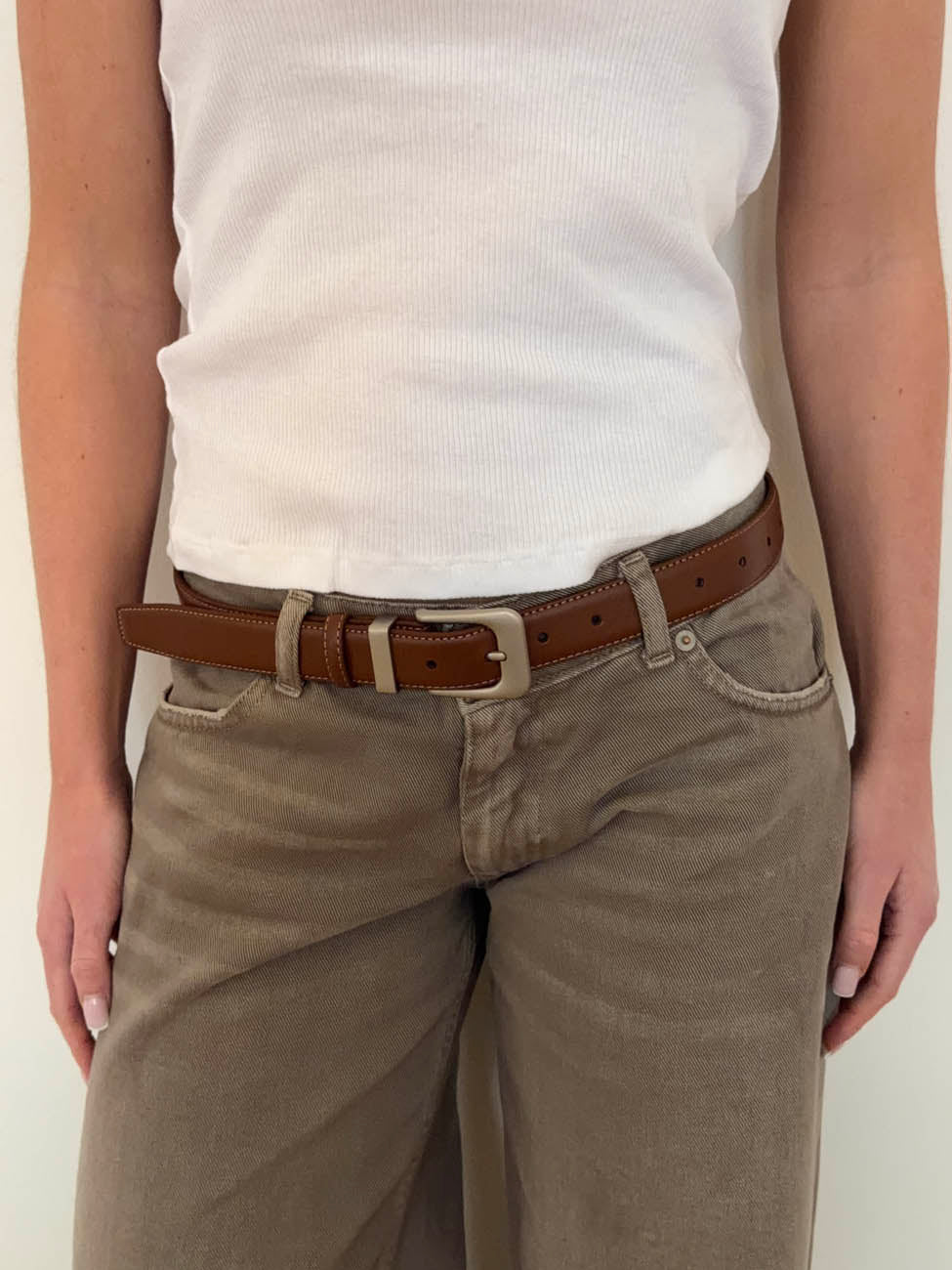 Forge belt - Brown/silver