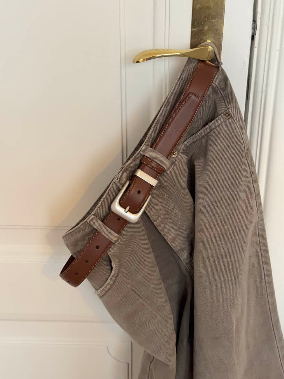 Forge belt - Brown/silver