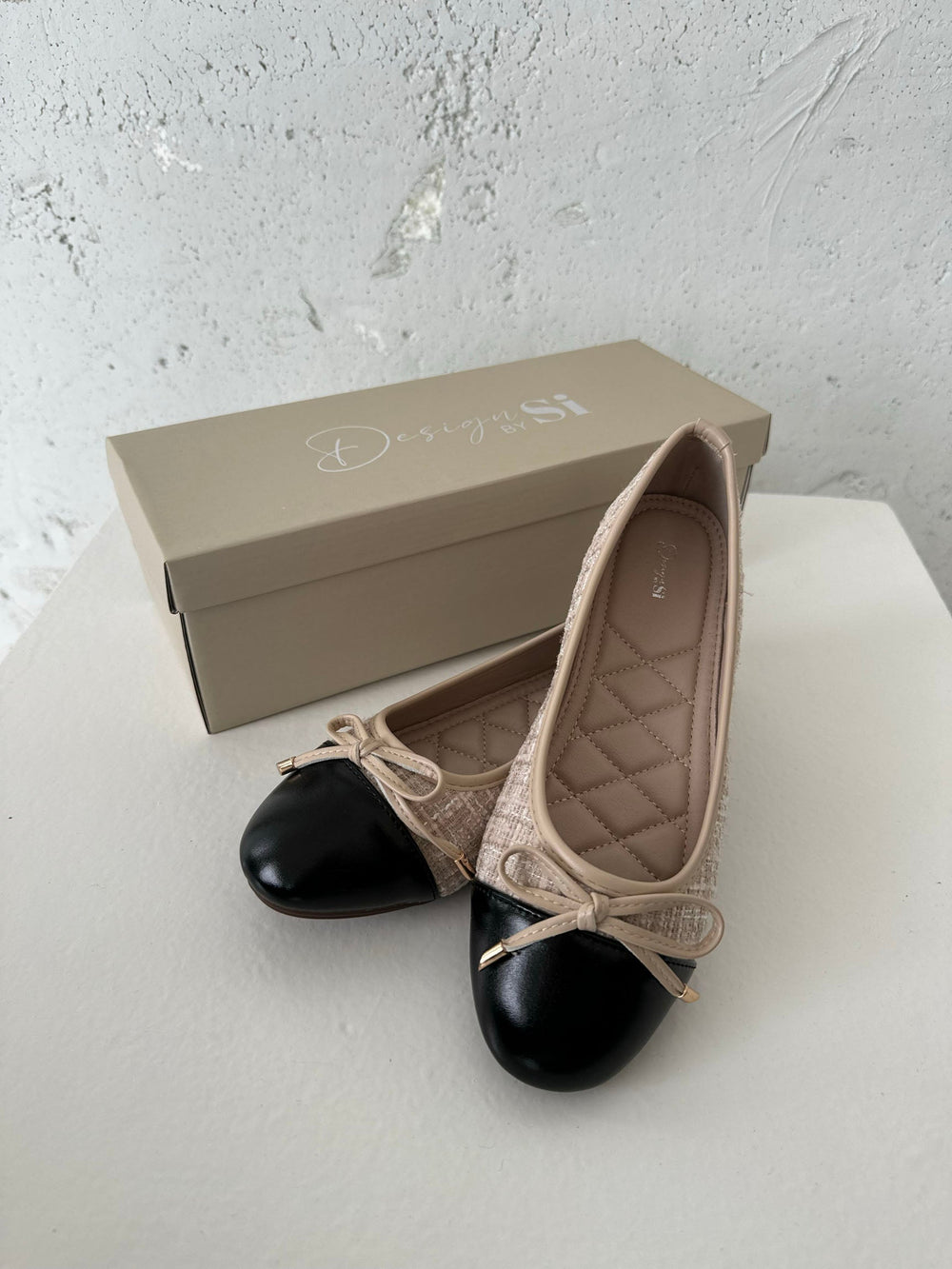 Cetinje ballet flats with bow - Beige