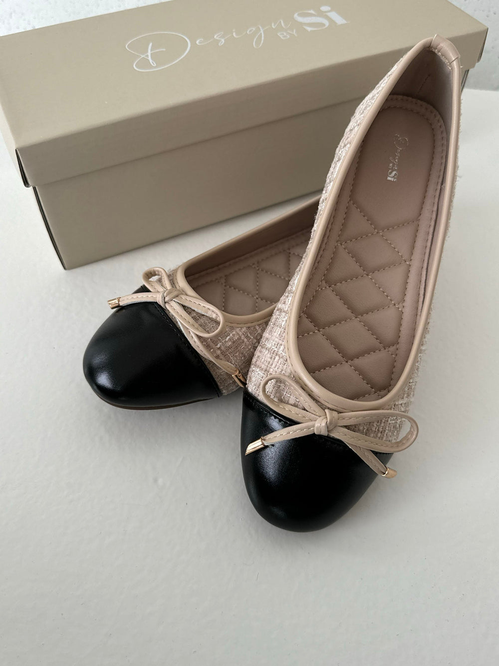 Cetinje ballet flats with bow - Beige