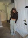 Tanya bootcut corduroy pants - Light khaki