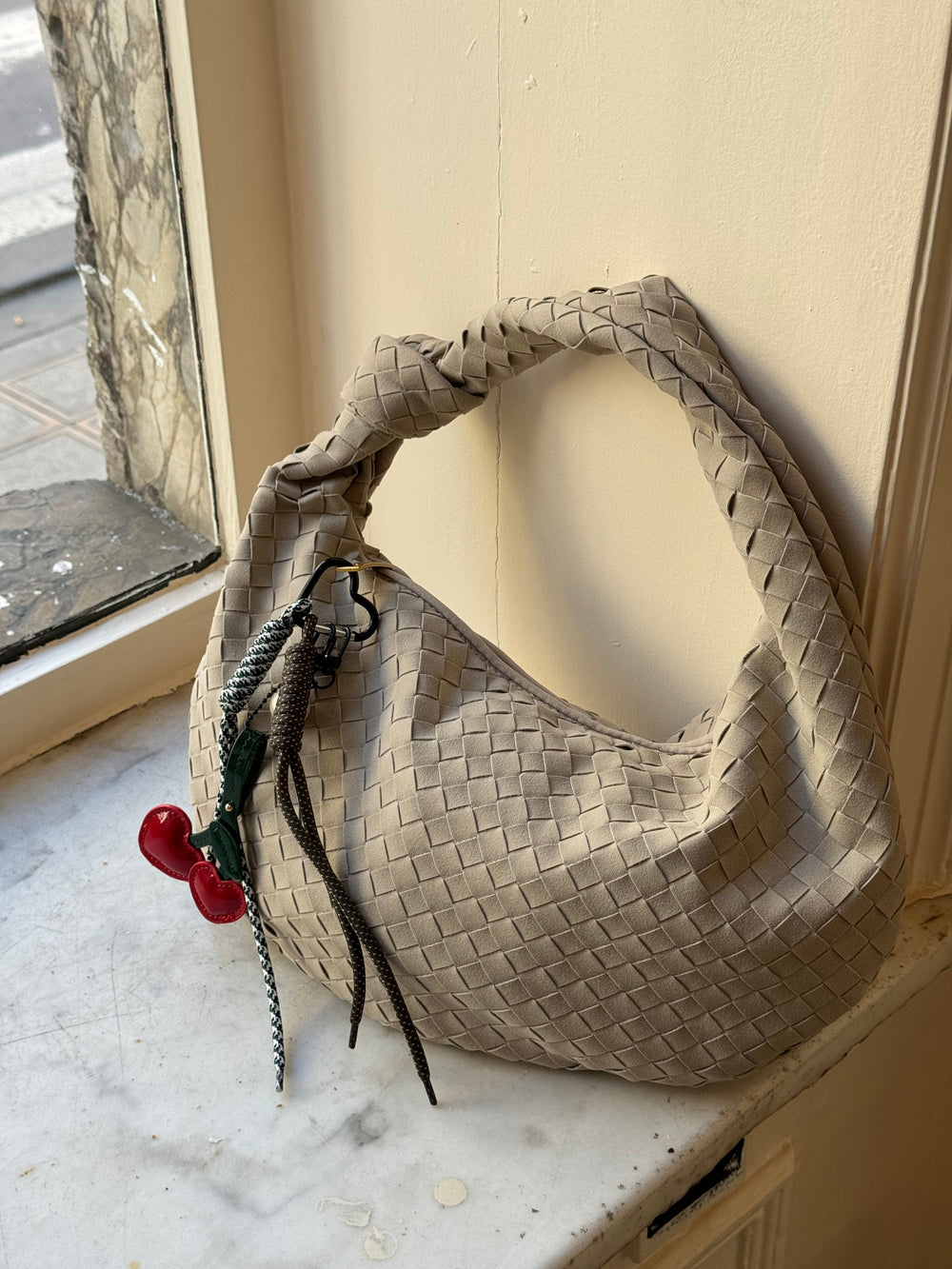Florence suede bag - Sand