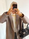 Alva oversized coat - Taupe