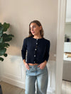 Cilla knitted cardigan - Navy