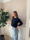 Cilla knitted cardigan - Navy