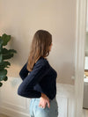 Cilla knitted cardigan - Navy