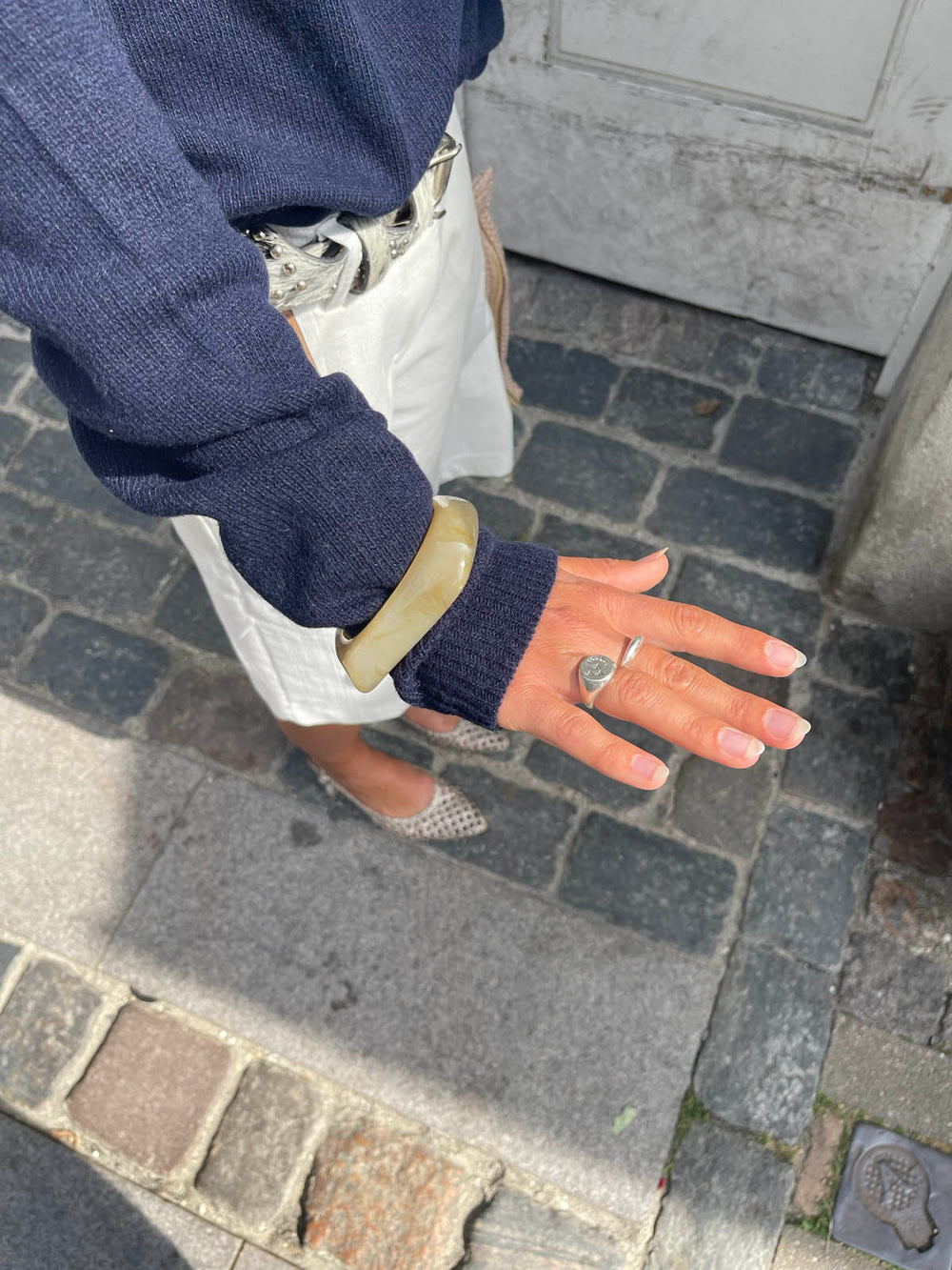 Lykke chunky bracelet – Light honey
