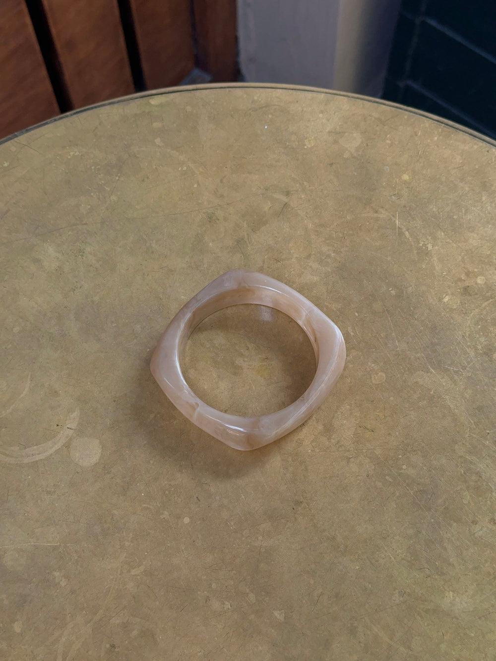 Lykke chunky bangle – Honey