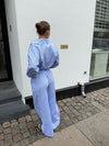 Mathilde Ravn striped pants - white/blue