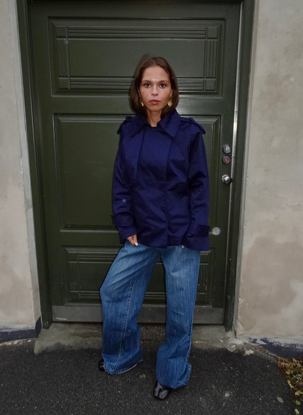 Tenny short trenchcoat - Navy