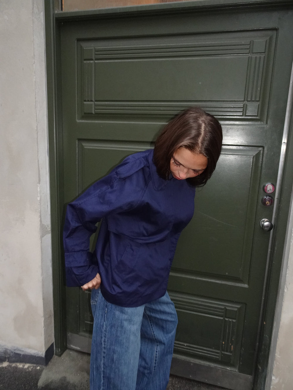 Tenny short trenchcoat - Navy