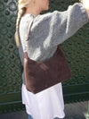 Lilu handbag - Brown/red