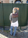 Lilu handbag - Brown/red