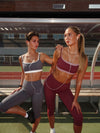 Layered sports bra - Berries