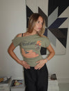 "Maneater" t-shirt - Khaki