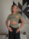 "Maneater" t-shirt - Khaki
