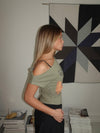 "Maneater" t-shirt - Khaki
