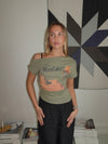 "Maneater" t-shirt - Khaki