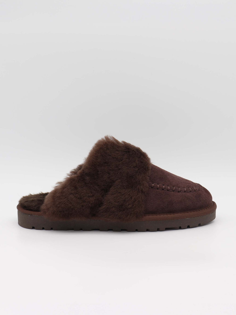 Davia Slippers - Dark brown