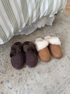 Davia Slippers - Dark brown