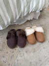 Davia Slippers - Dark brown