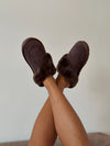 Davia Slippers - Dark brown