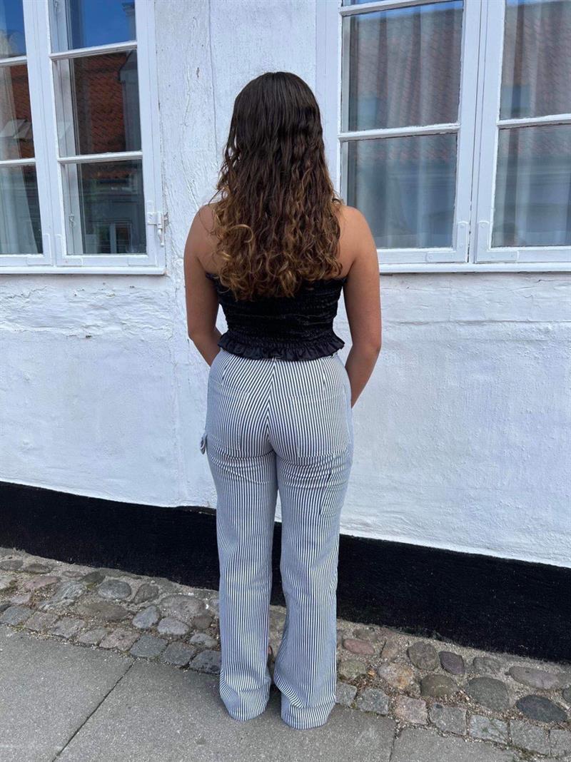 Emma striped pants - blue