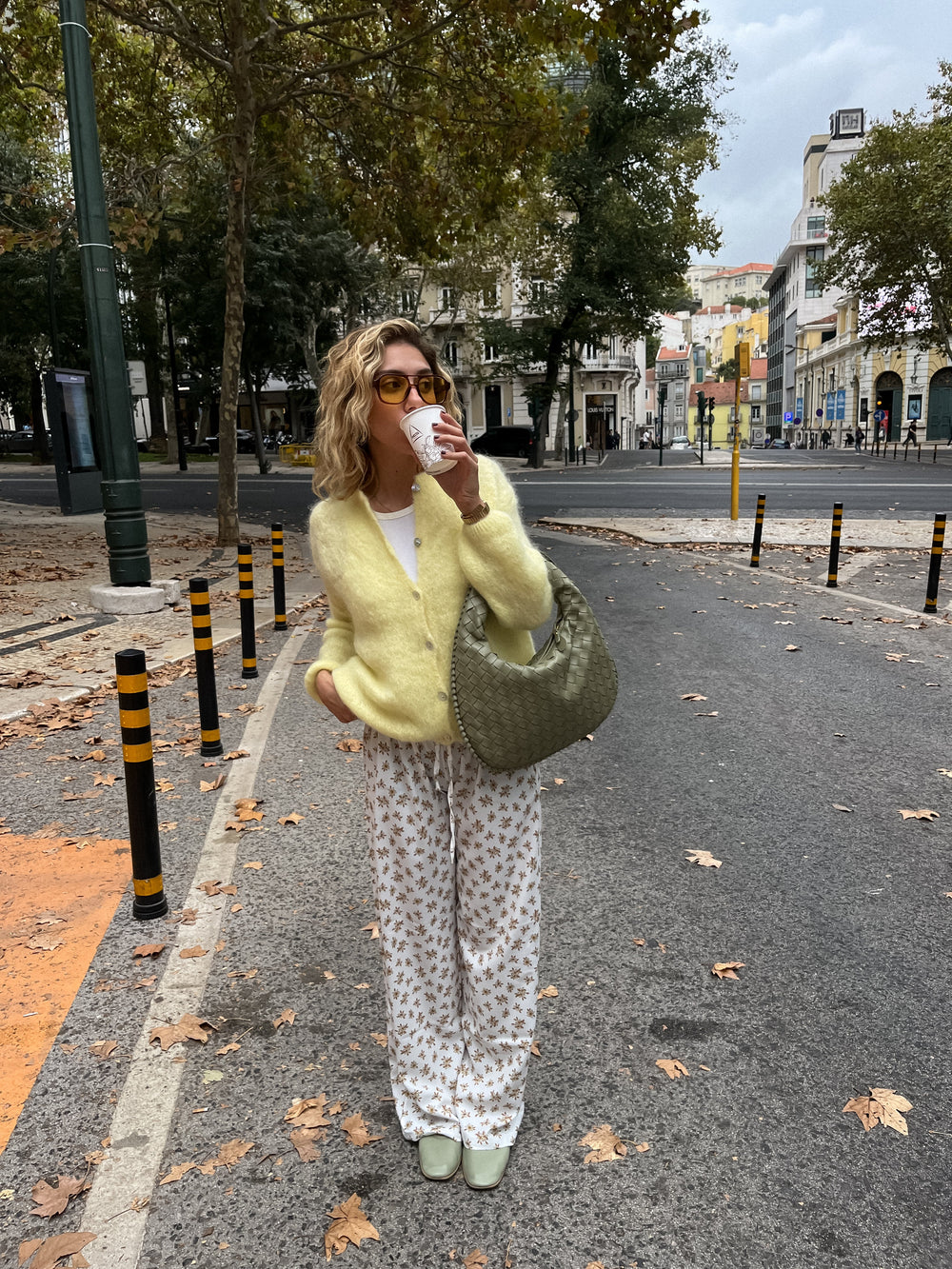 Jamilla mohair cardigan - Yellow