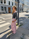 Floraline low waisted jeans - Dusty pink