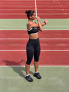 Elevate capri leggings - Jet black