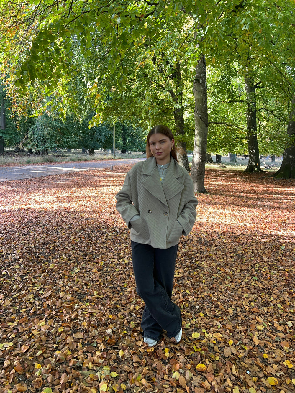 Adriana coat - Sage green