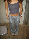 Ellen herringbone pants - Grey
