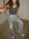 Ellen herringbone pants - Grey