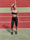 Elevate capri leggings - Jet black