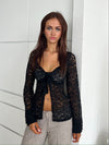 Maddy blouse - Black lace