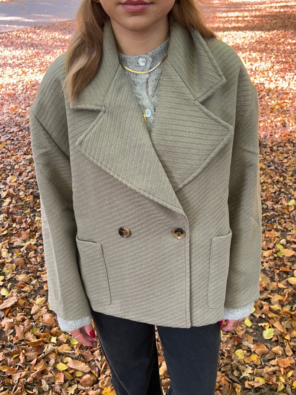 Adriana coat - Sage green
