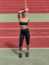 Elevate capri leggings - Jet black