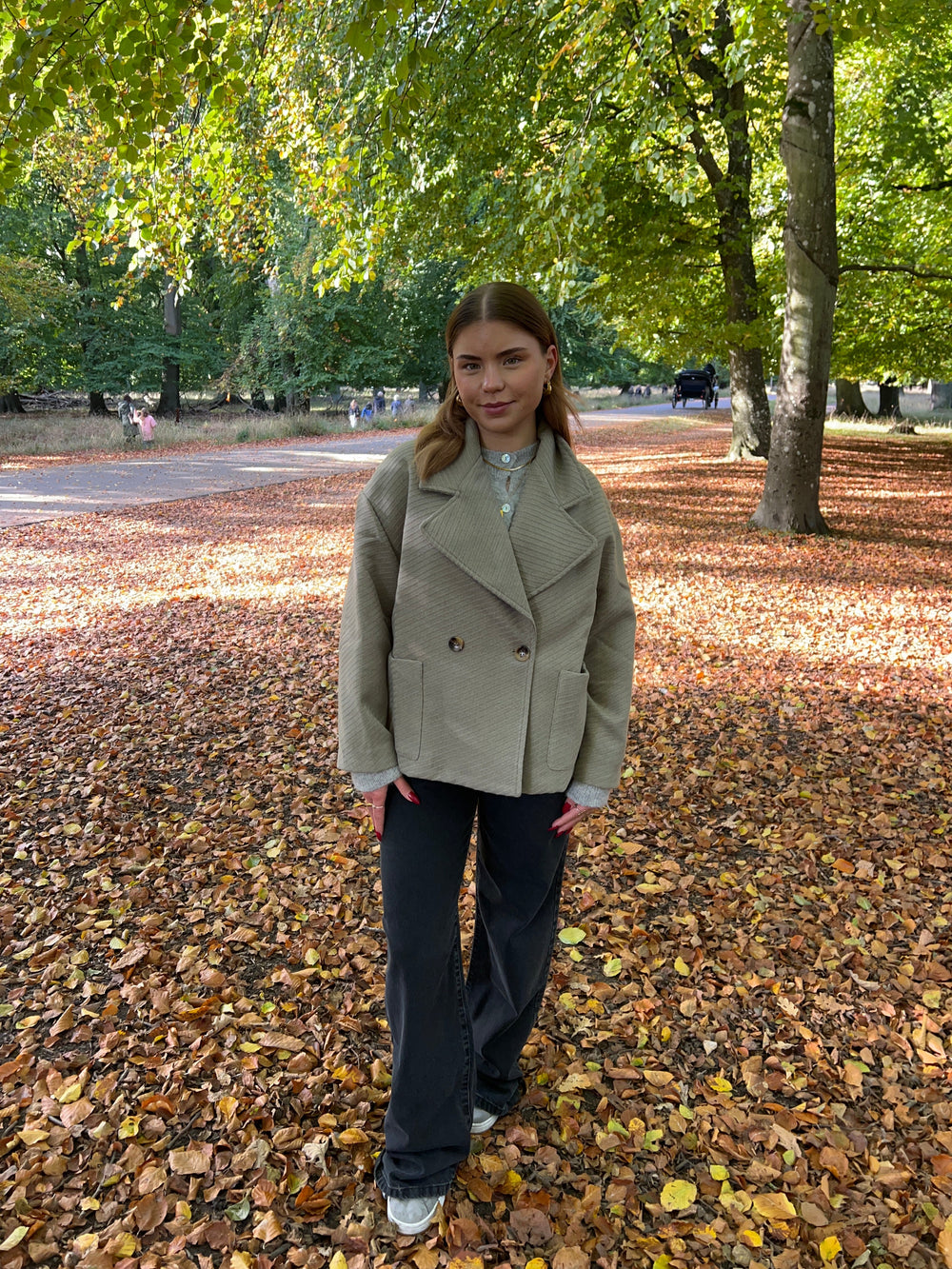Adriana coat - Sage green