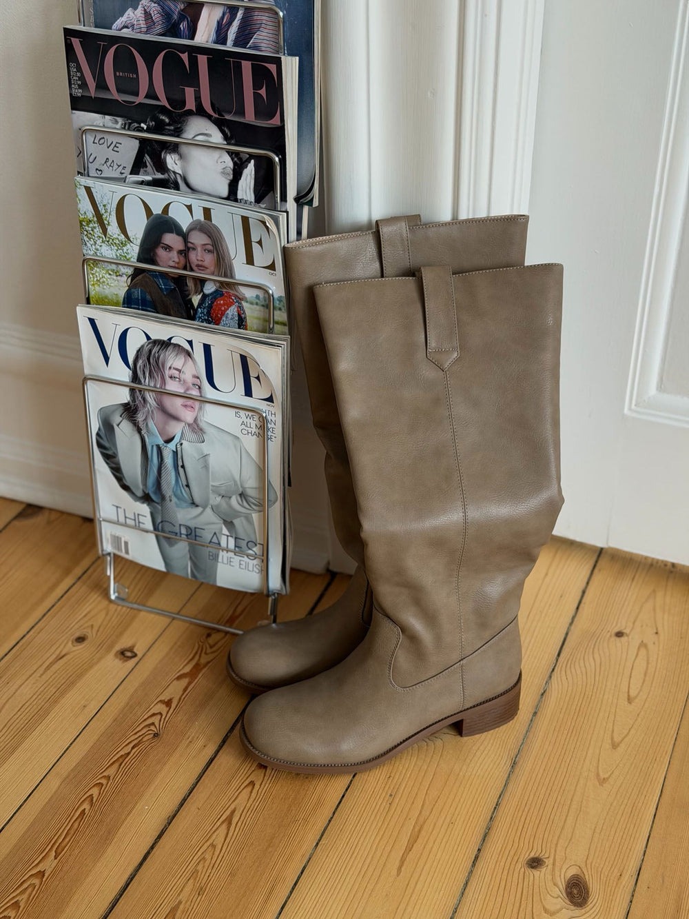 Justina tall boots - Taupe