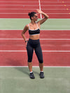Elevate capri leggings - Jet black