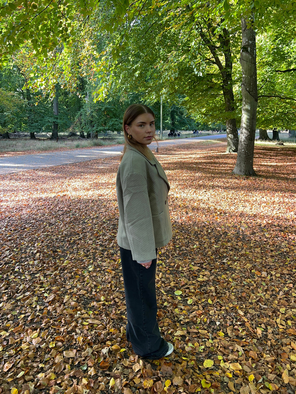Adriana coat - Sage green