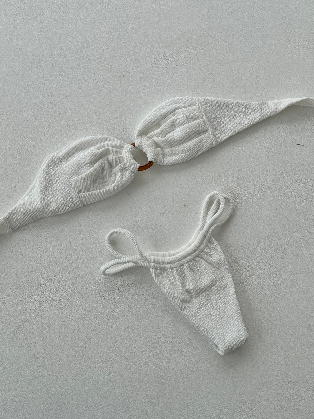 Eva bandeau bikini - White