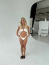 Eva bandeau bikini - White