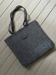 Rhodes tote bag - navy/green
