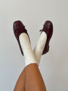 Tessa ballerina with bow - Brun