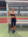 Elevate capri leggings - Jet black