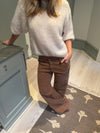 Karla corduroy pants - Brown