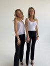 Flare pants with pockets - Black